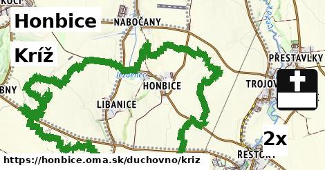 Kríž, Honbice
