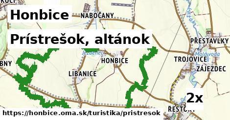 Prístrešok, altánok, Honbice