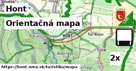 Orientačná mapa, Hont