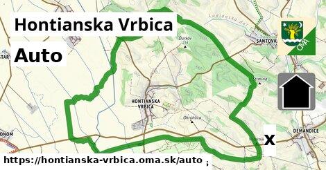 auto v Hontianska Vrbica