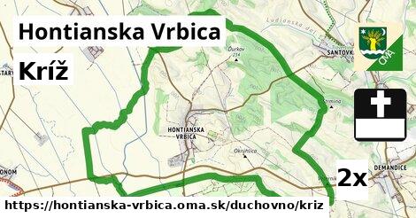 Kríž, Hontianska Vrbica