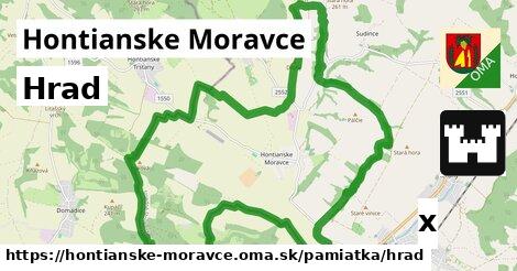 Hrad, Hontianske Moravce