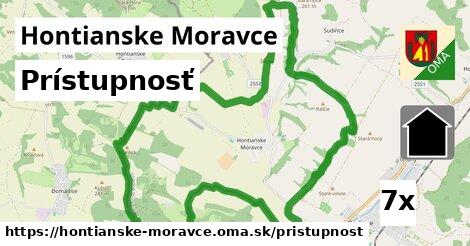 prístupnosť v Hontianske Moravce