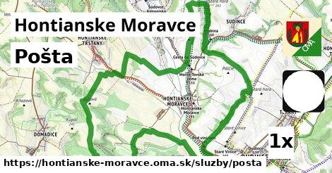 Pošta, Hontianske Moravce