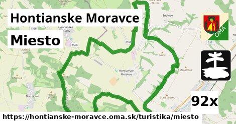 Miesto, Hontianske Moravce