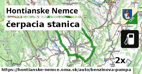 čerpacia stanica, Hontianske Nemce