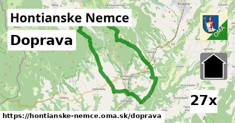 doprava v Hontianske Nemce