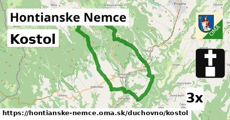 Kostol, Hontianske Nemce