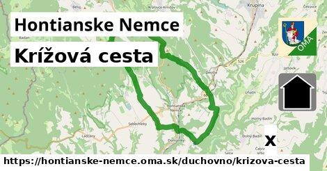 Krížová cesta, Hontianske Nemce