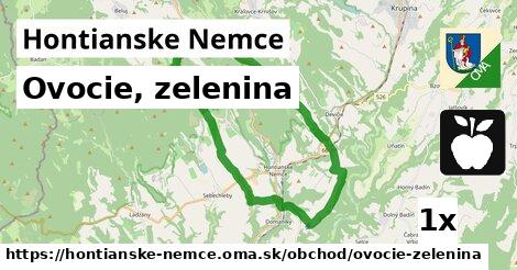 Ovocie, zelenina, Hontianske Nemce