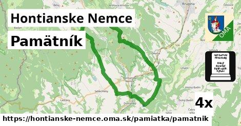 Pamätník, Hontianske Nemce