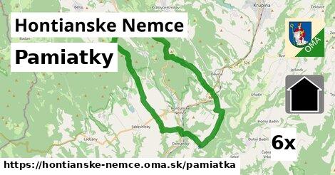 pamiatky v Hontianske Nemce