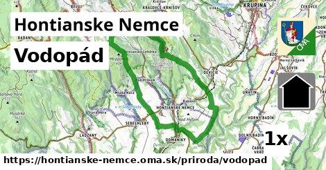 vodopád v Hontianske Nemce