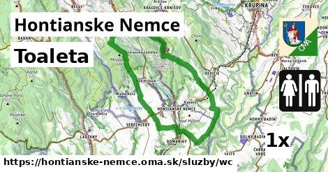 toaleta v Hontianske Nemce