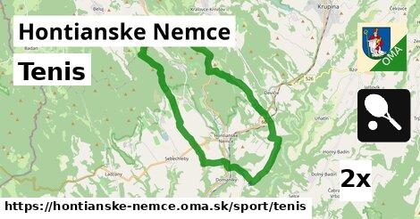 Tenis, Hontianske Nemce