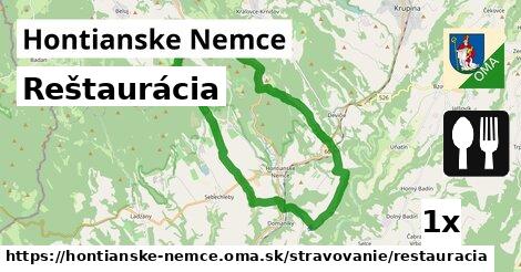 Reštaurácia, Hontianske Nemce