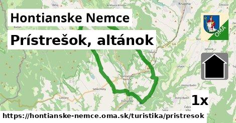 Prístrešok, altánok, Hontianske Nemce