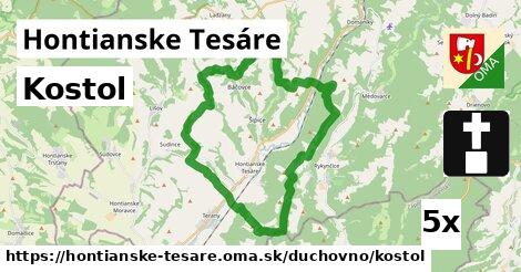 Kostol, Hontianske Tesáre