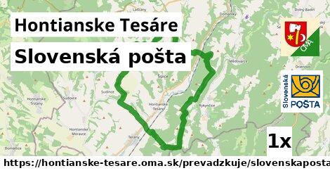 Slovenská pošta, Hontianske Tesáre