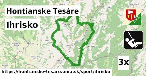 Ihrisko, Hontianske Tesáre