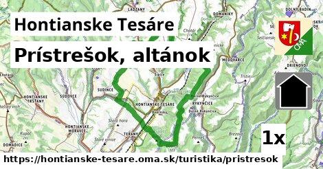 Prístrešok, altánok, Hontianske Tesáre
