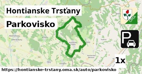 Parkovisko, Hontianske Trsťany