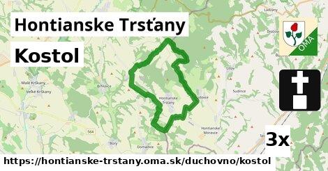 Kostol, Hontianske Trsťany