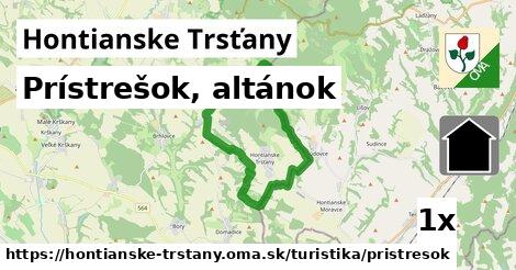 Prístrešok, altánok, Hontianske Trsťany