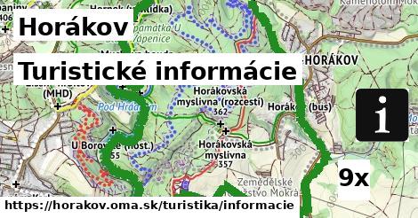 turistické informácie v Horákov