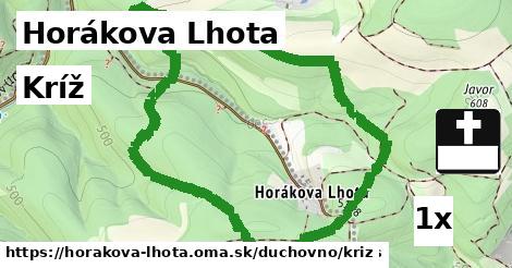 Kríž, Horákova Lhota