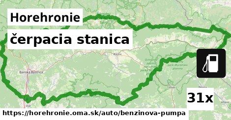 čerpacia stanica, Horehronie