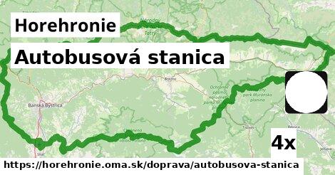 Autobusová stanica, Horehronie