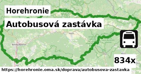 Autobusová zastávka, Horehronie