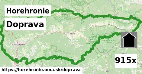 doprava v Horehronie