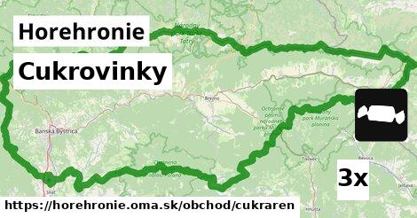 Cukrovinky, Horehronie