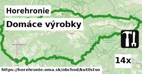 Domáce výrobky, Horehronie