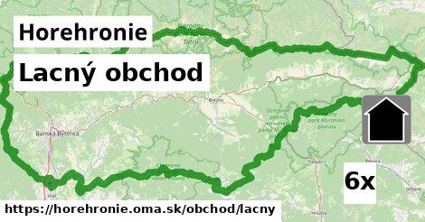 Lacný obchod, Horehronie