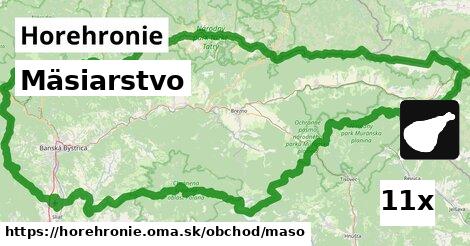 Mäsiarstvo, Horehronie