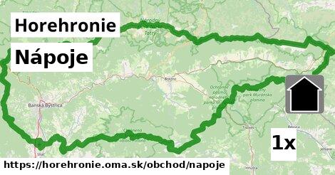 Nápoje, Horehronie