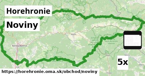 Noviny, Horehronie