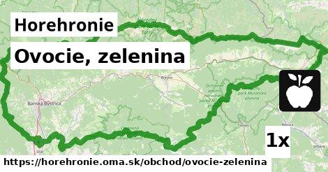 Ovocie, zelenina, Horehronie