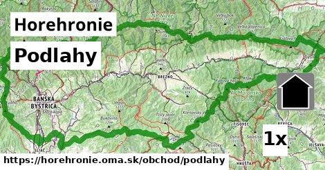 Podlahy, Horehronie