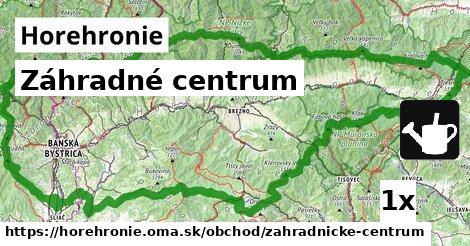 Záhradné centrum, Horehronie