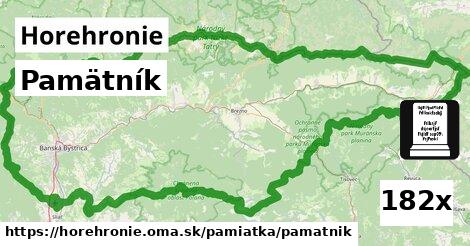 Pamätník, Horehronie