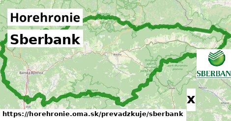 Sberbank, Horehronie