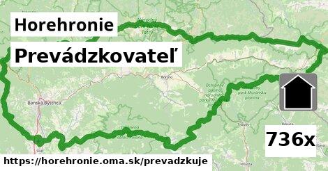 prevádzkovateľ v Horehronie