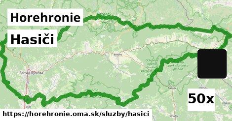 Hasiči, Horehronie