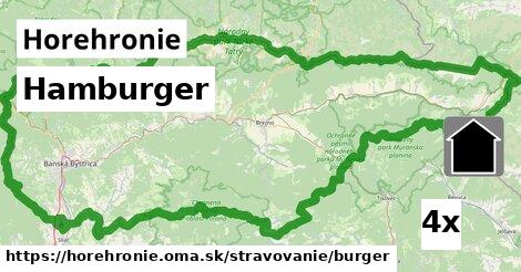 Hamburger, Horehronie
