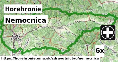 Nemocnica, Horehronie