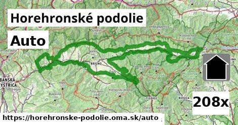 auto v Horehronské podolie